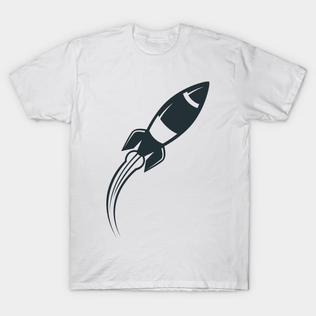 Technology Rocket T-Shirt by Hastag Pos